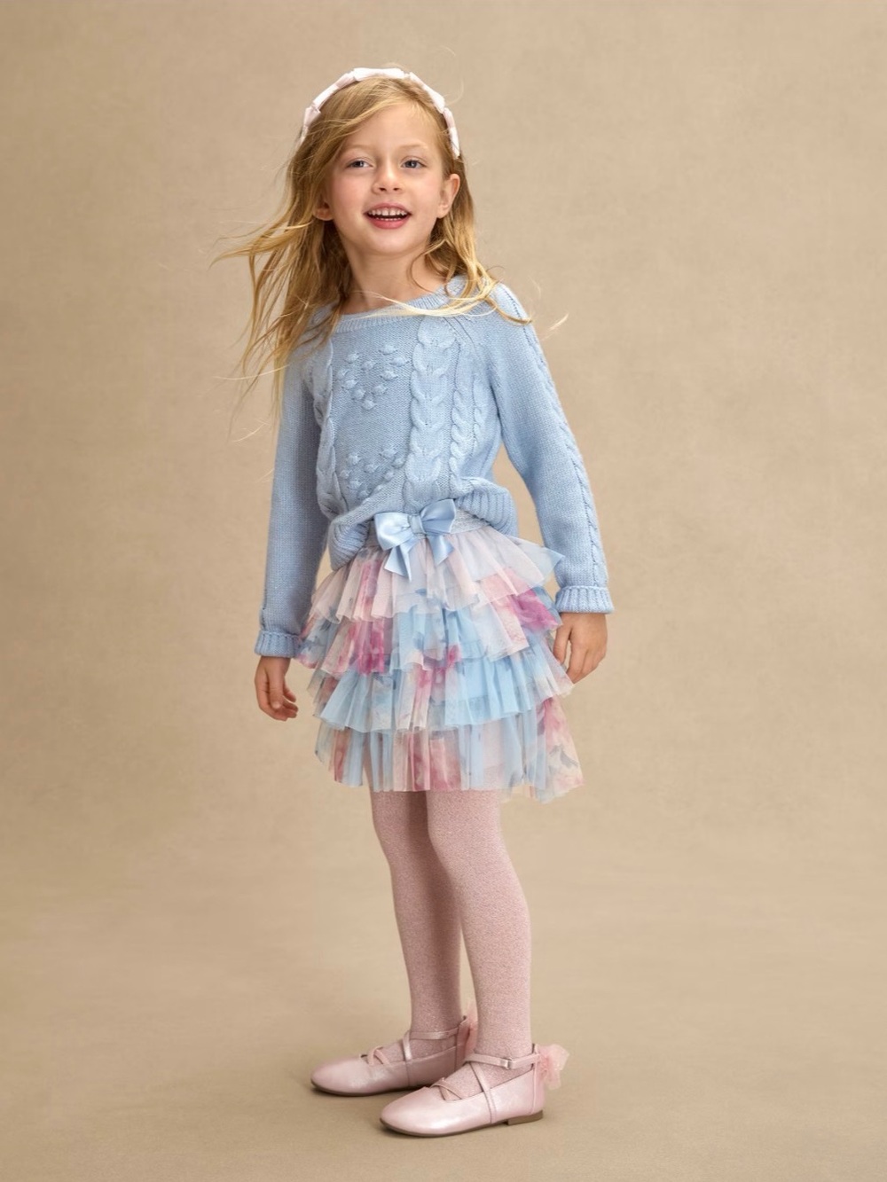 Gymboree Pastel Blue Ruffle Tutu skorts